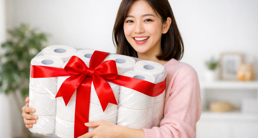 Вместо цветов и золотых украшений: почему корейцы дарят друг другу туалетную бумагу 