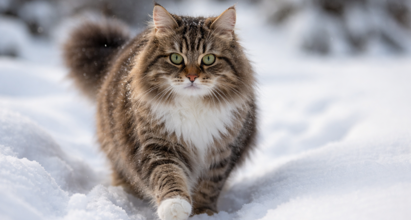 Мерзнут ли лапки у кошек зимой, когда они ходят по снегу: ветеринары объяснили простыми словами