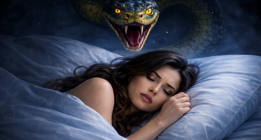 Пора насторожиться: вот к чему зимой женщинам снится змея