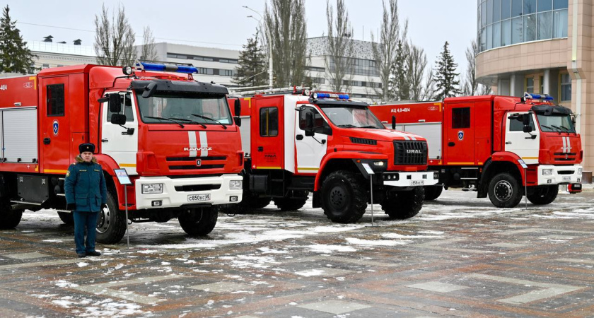 Пожарные части Тамбовской области получили новую спецтехнику по итогам работы за 2025 год