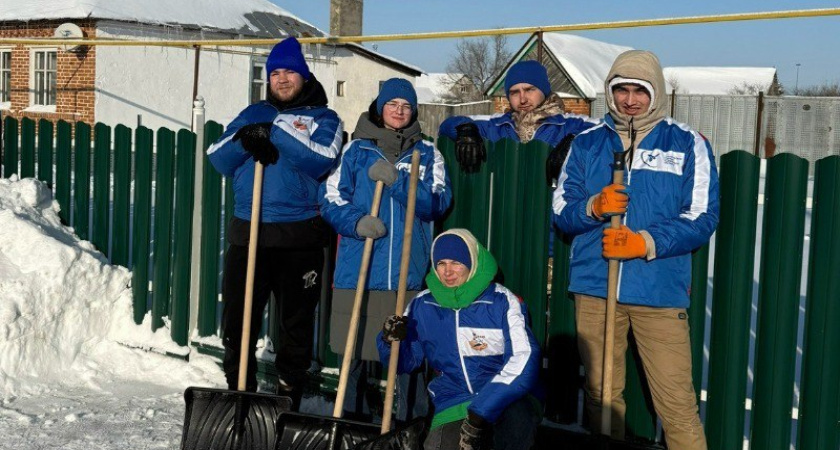 В Тамбовской области проходит молодёжная акция "Снежный десант"