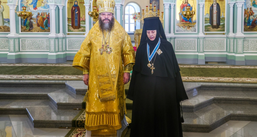 В Тамбове настоятельница Вознесенского женского монастыря удостоена высокой церковной награды
