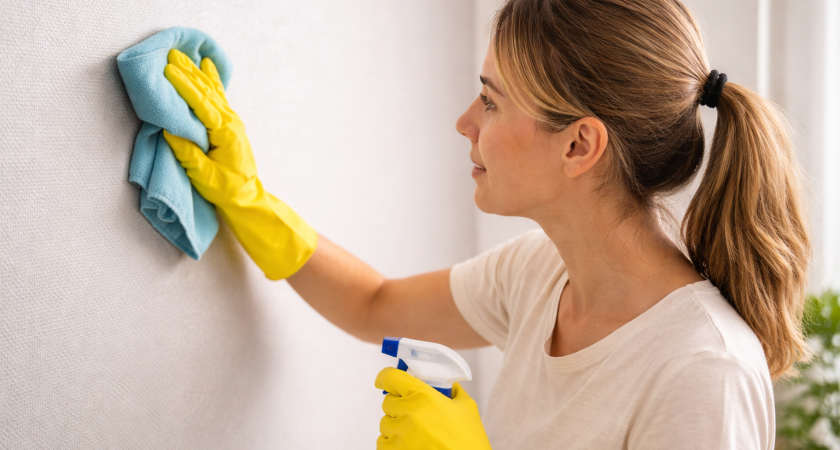 Чем и как мыть моющиеся обои, чтобы не испортить покрытие и не оставить разводов - все не так просто, как вы думаете