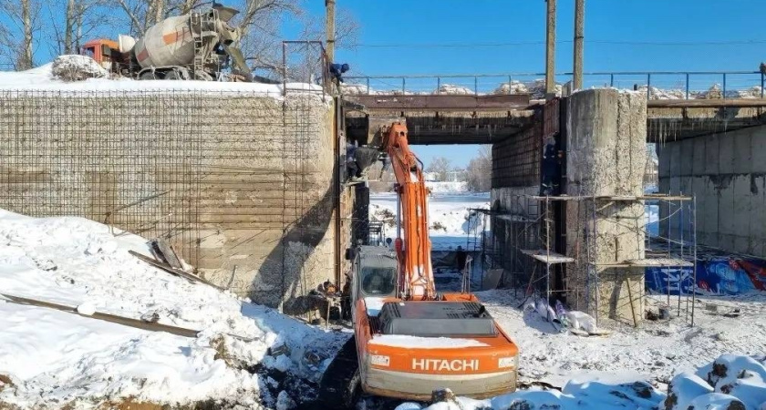 В Моршанске продолжается капитальный ремонт аварийной плотины