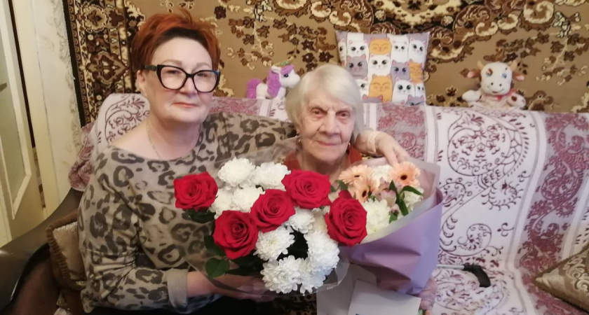 Жительница Тамбова Федосия Карасёва отметила 95-летний юбилей