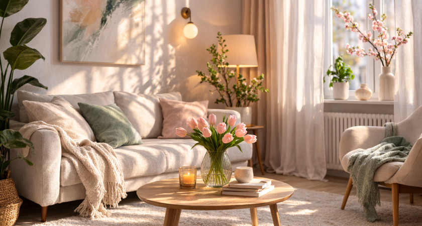 Весеннее обновление без ремонта: 5 простых шагов, которые меняют интерьер за выходные