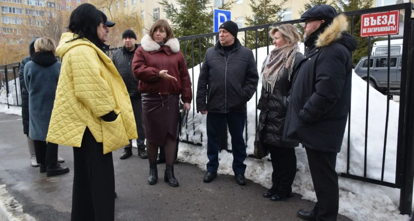 В Тамбове проверили состояние подходов к больницам, детсадам и социальным учреждениям