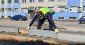 На бульваре Строителей в Тамбове начался ремонт дороги и тротуаров