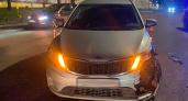 В Тамбове женщина на Kia Rio не уступила дорогу и столкнулась с мотоциклистом