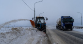 На федеральных трассах Тамбовской области усилены меры против гололёда и снегопада