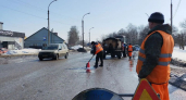 В Тамбове после схода снега начали срочный ямочный ремонт дорог