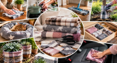 Пледы из Fix Price на диван не кладу — режу, не жалея, на квадраты и полосы: 7 применений от кухни до огорода
