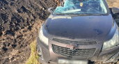 В Сампурском округе в результате аварии с участием экскаватора и легкового автомобиля травмирована женщина