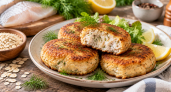 Рыбные котлеты едим чаще мясных: 1 ложка в фарш — получаются нежные, как суфле, и никакого рыбного запаха 