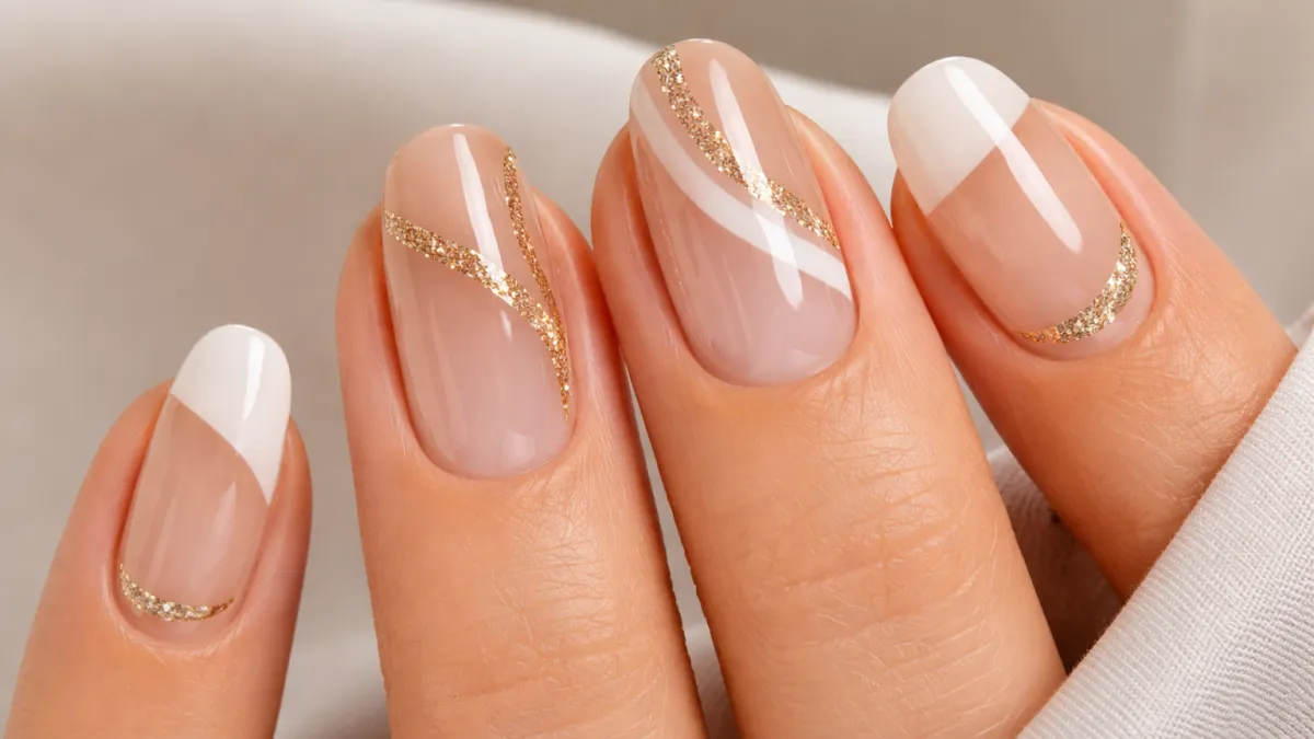 Этот маникюр выглядит аккуратно даже через 3 недели: новый дизайн с прозрачными зонами стал хитом в 2026 году