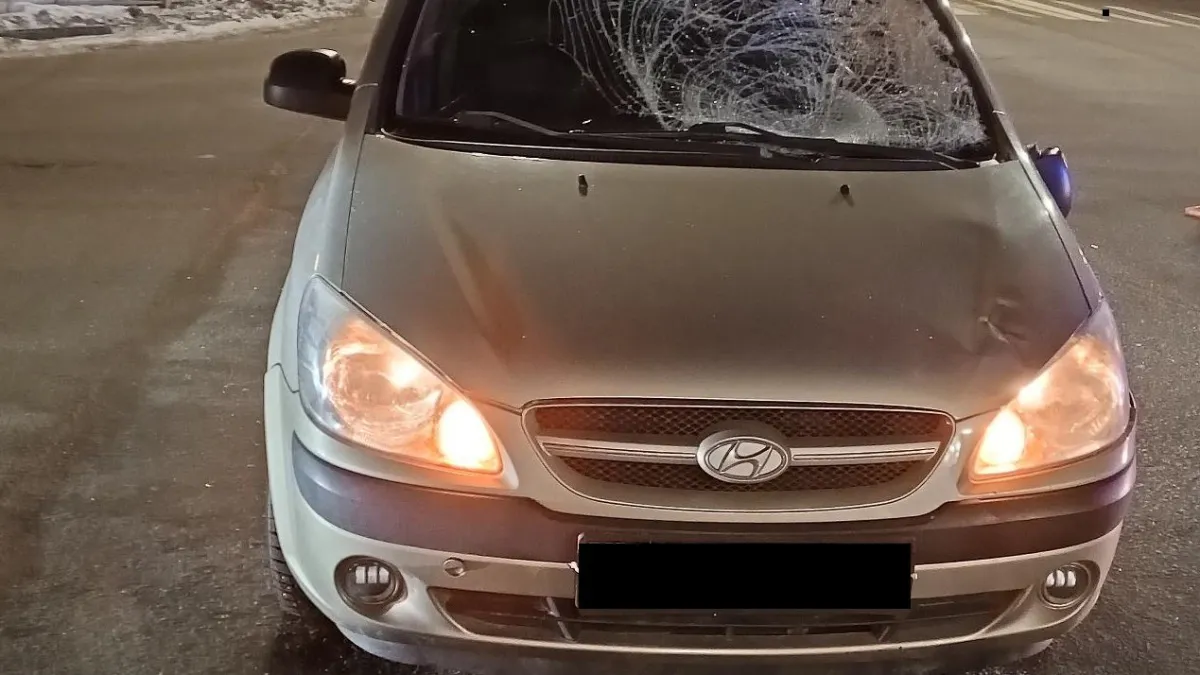 В Тамбове девушка-водитель на Hyundai сбила мужчину на перекрёстке: пешеход погиб на месте