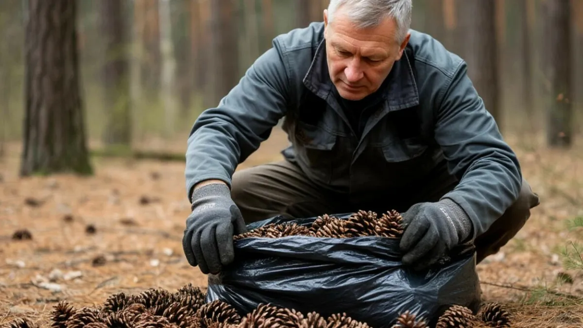 Весной шишки и иголки в лесу собираю мешками - не нарадуюсь своей смекалке: бесценная польза для дачи и огорода