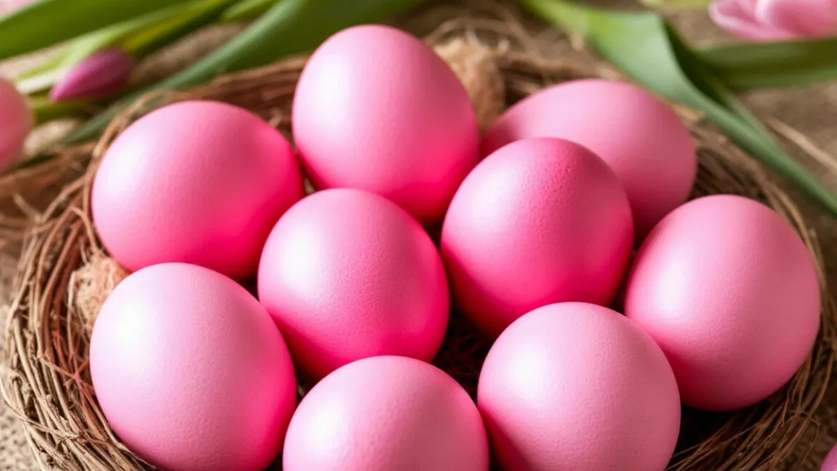 Луковая шелуха уже в прошлом: яйца на Пасху крашу в цвет лепестков розы — нужен только 1 дешевый овощ
