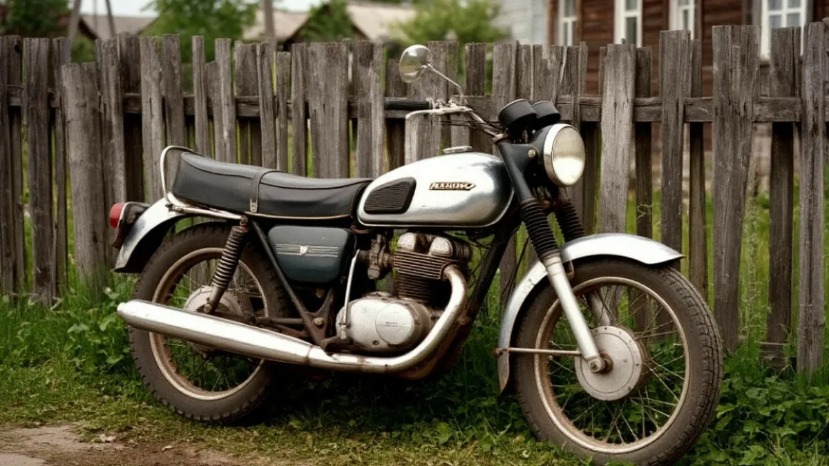 В СССР в клуб деревенская молодежь ездила только на таких мотоциклах