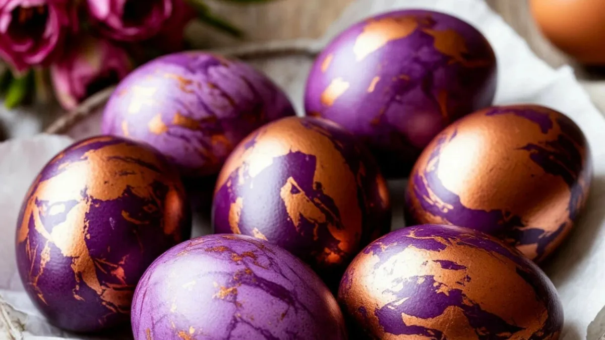 Сказочно красивые яйца на Пасху: беру 2 продукта и бумагу - простой рецепт без химии