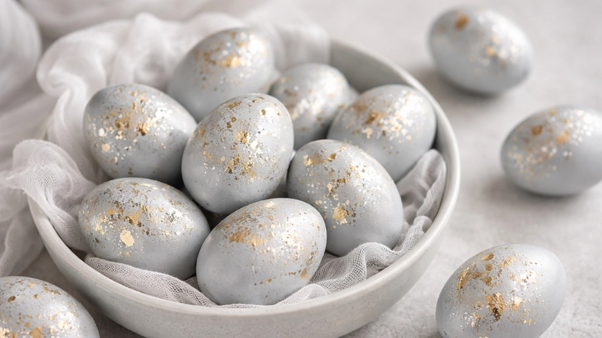 Шелуха лука давно в прошлом: 5 минут — и яйца цвета "лунной пыли" к Пасхе готовы