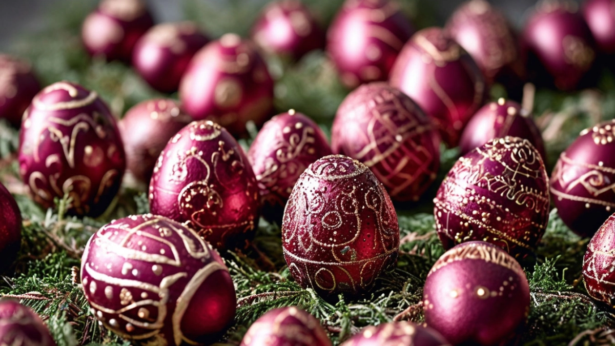 Больше не переживаю, что белые яйца к Пасхе быстро разбирают: вот как крашу темные - получается даже лучше