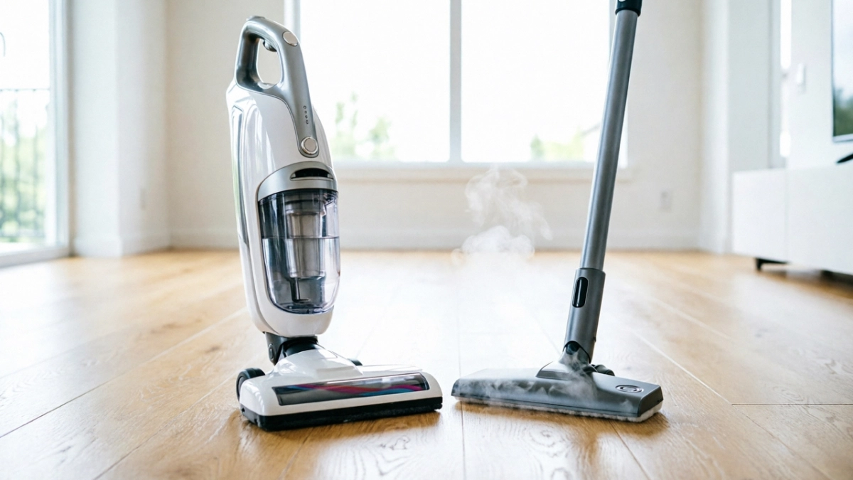 Что лучше для дома: вертикальный моющий пылесос или паровая швабра