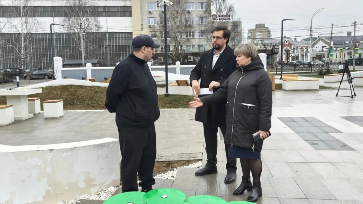 Обновление сквера «Гармония» в Тамбове после зимы: гарантийный ремонт от подрядчика