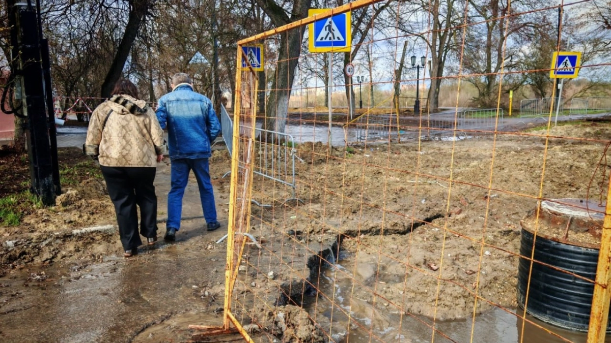 В Тамбове благоустройство Набережной после работ на коллекторе планируют начать с 10 апреля