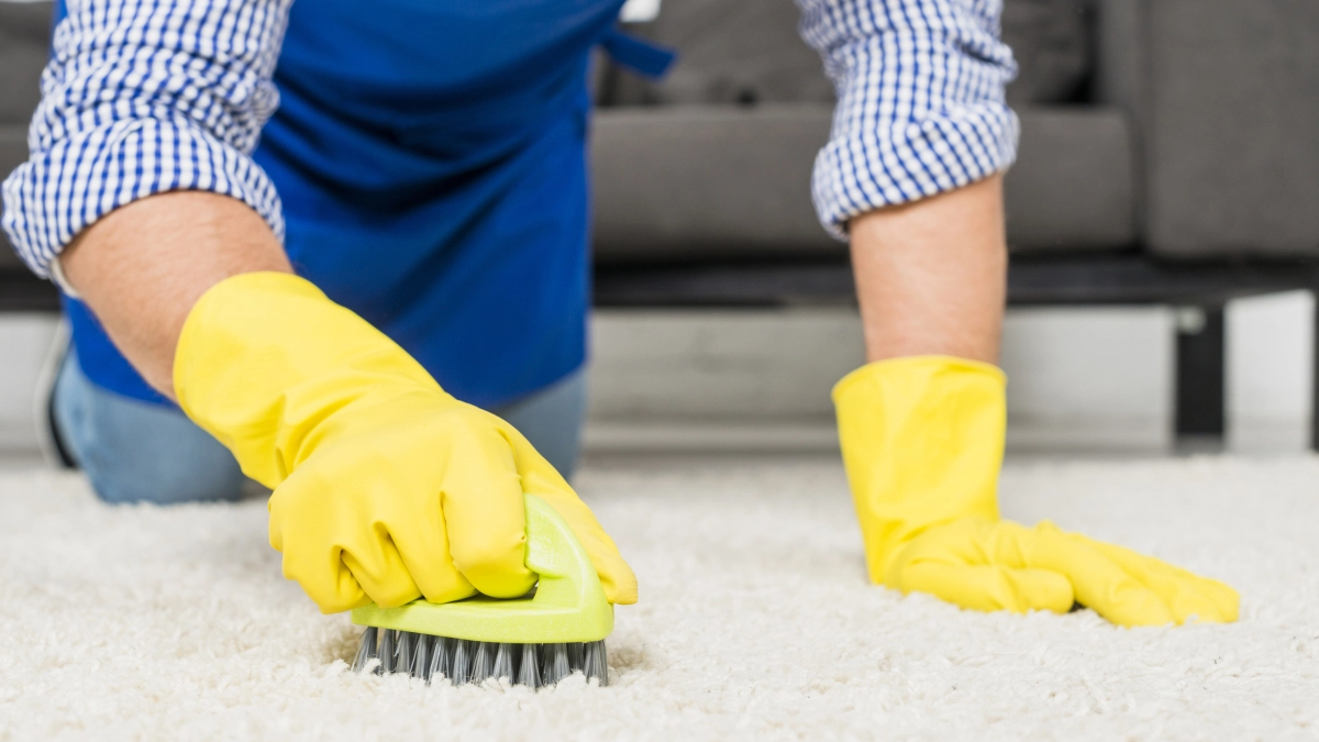 Затоптанный ковер будет как новый: простой способ, который используют в химчистках