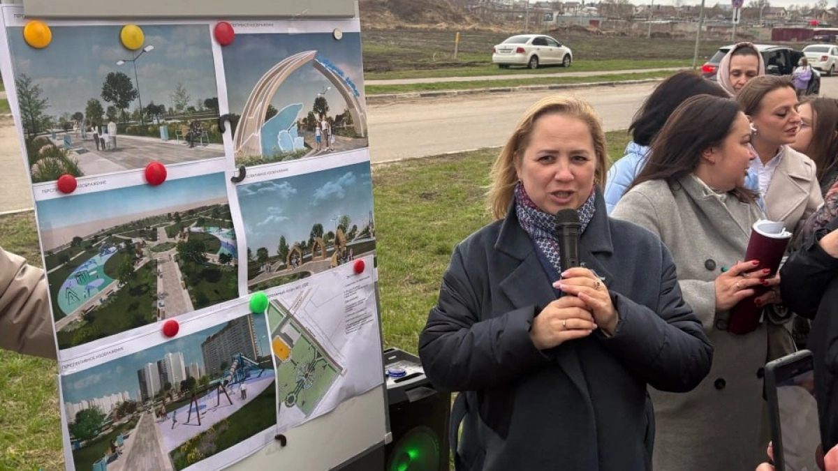 В Тамбове представили проект сквера "Северный ветер" для жителей улицы Магистральной