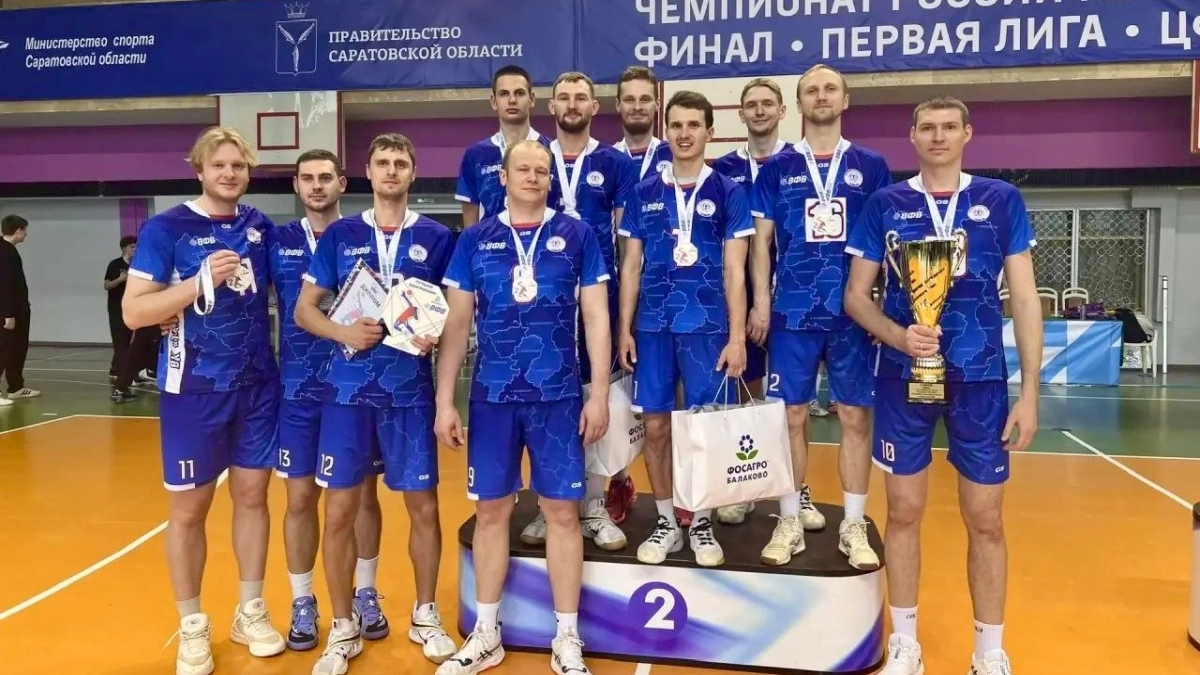 Волейбольный клуб "Тамбов" завоевал серебро чемпионата ЦФО среди команд Первой лиги