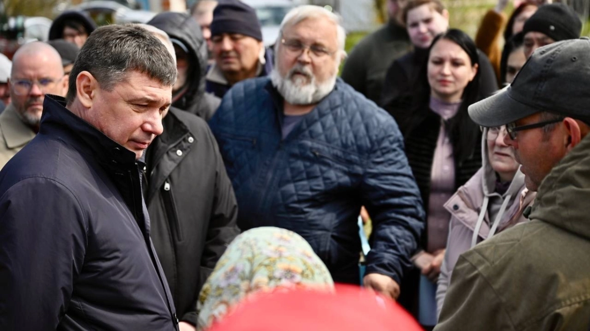 В деревню Лужки приехал губернатор