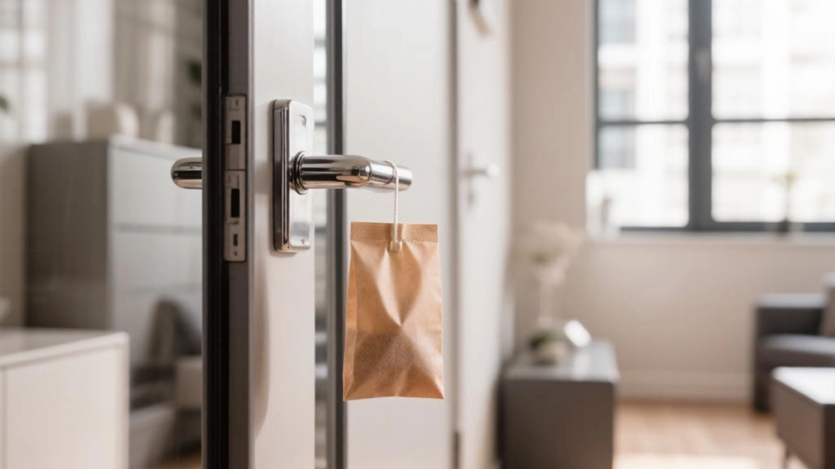 Привяжите чайный пакетик к ручке двери - избавитесь от надоевшей проблемы: полезный совет