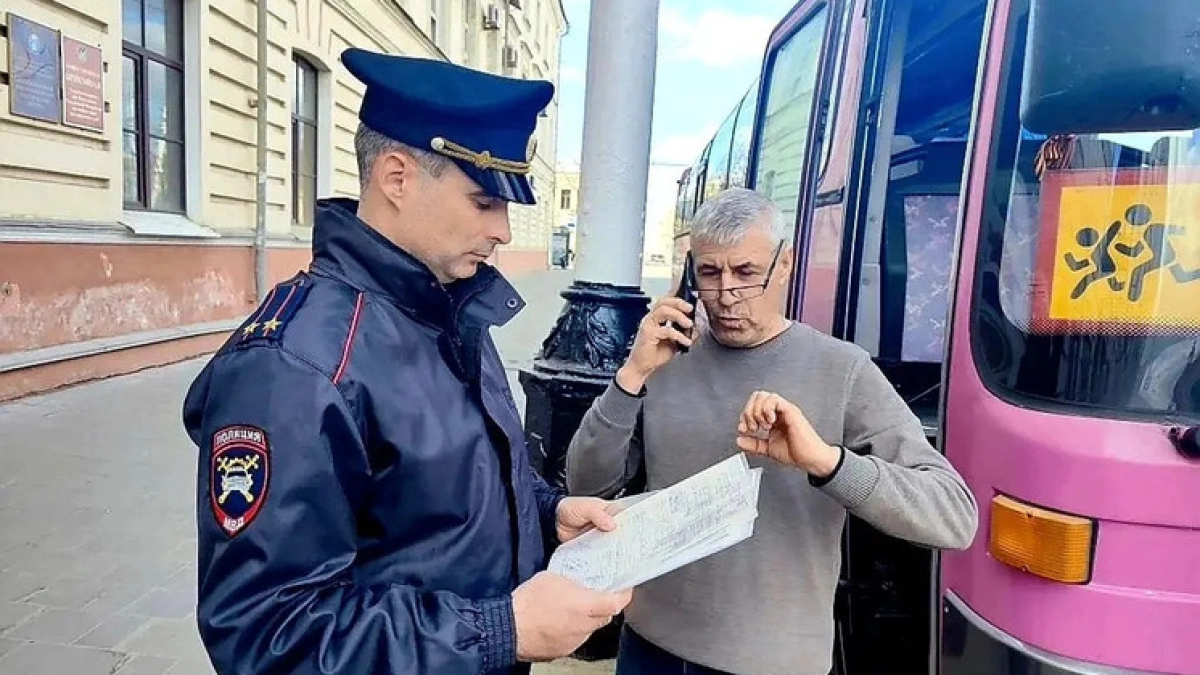 В Тамбовской области за три дня выявили нарушения у сотен водителей автобусов