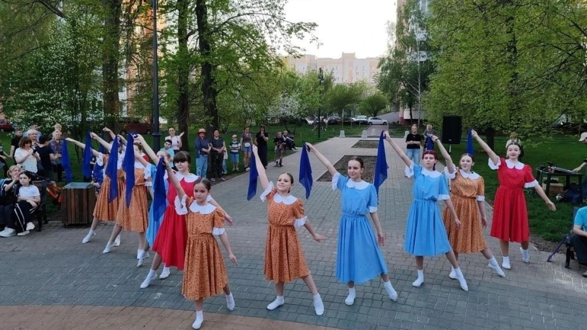 В Тамбове юные артисты выступили с концертом ко Дню Победы