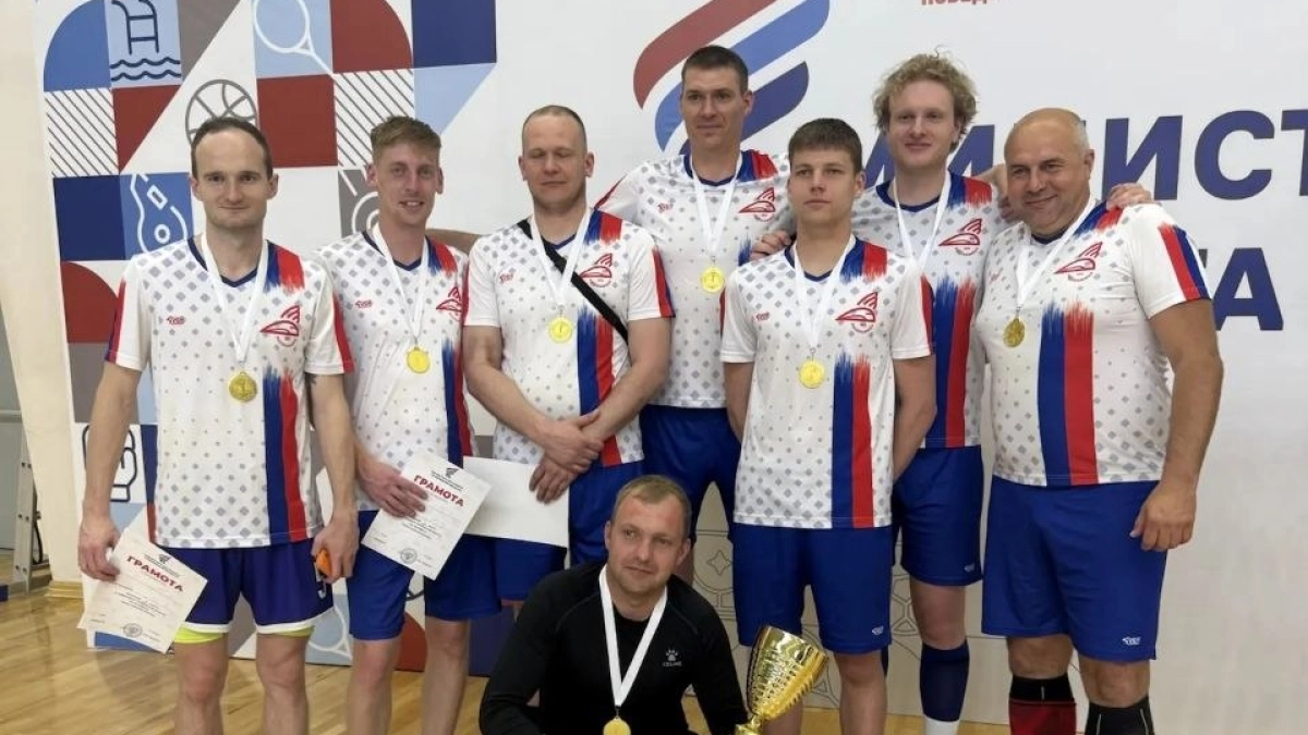 Команда ТВРЗ из Тамбова выиграла чемпионат области по волейболу