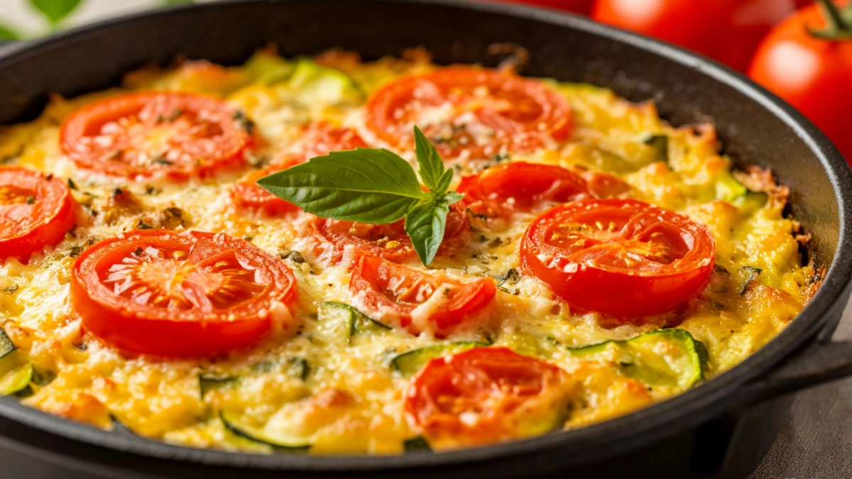В сезон кабачков готовлю вкуснейшую запеканку на сковороде: никто даже не догадывается, из чего она сделана