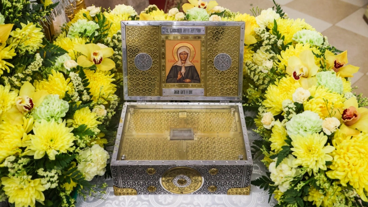 В Тамбовскую область доставили почитаемую православную святыню
