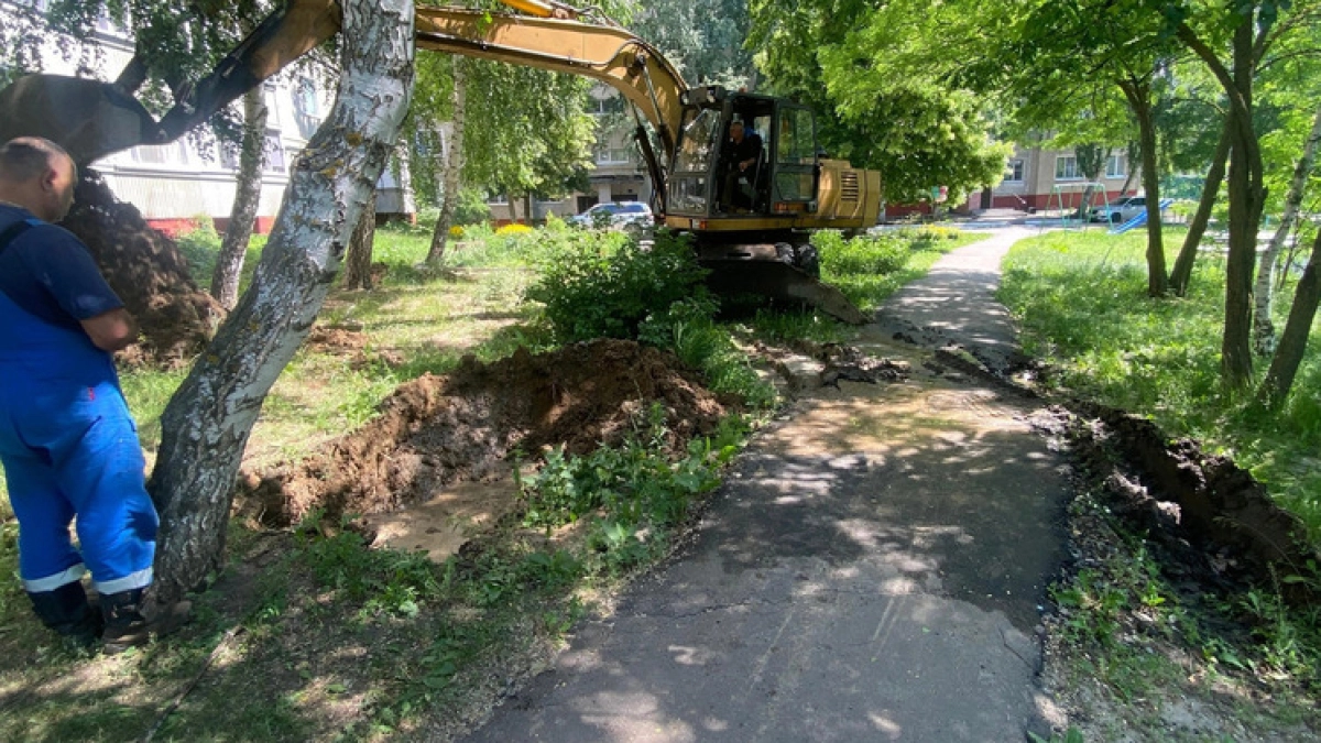 В Тамбове восстановили водоснабжение многоэтажки после аварии на водоводе