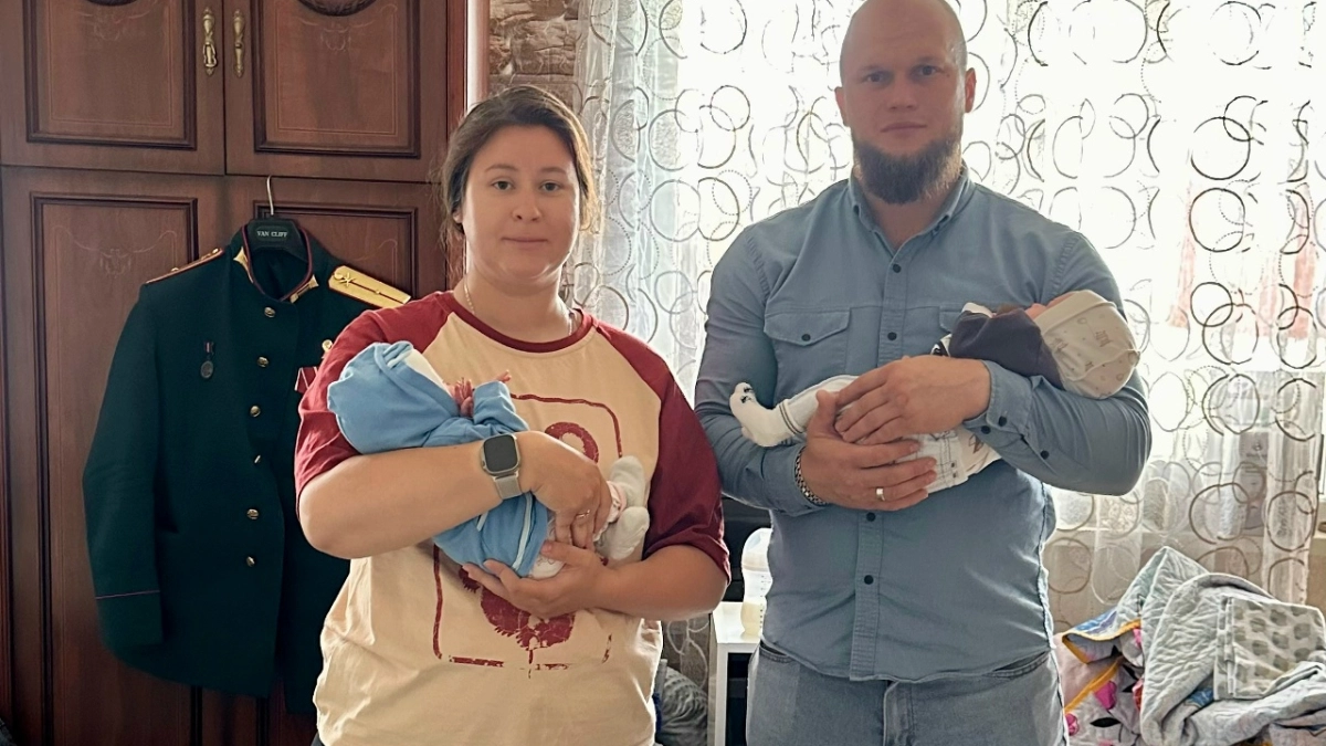 В Тамбовской области в семье ветерана СВО родилась двойня