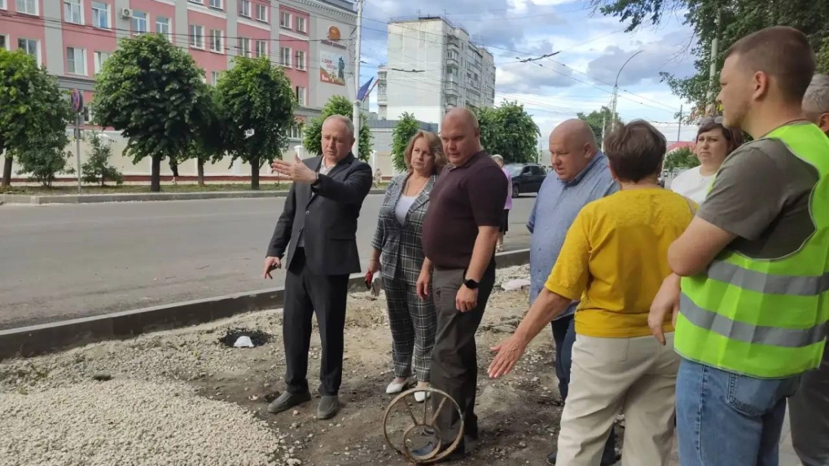 В Тамбове подрядчику поручили ускорить ремонт улицы Чичканова
