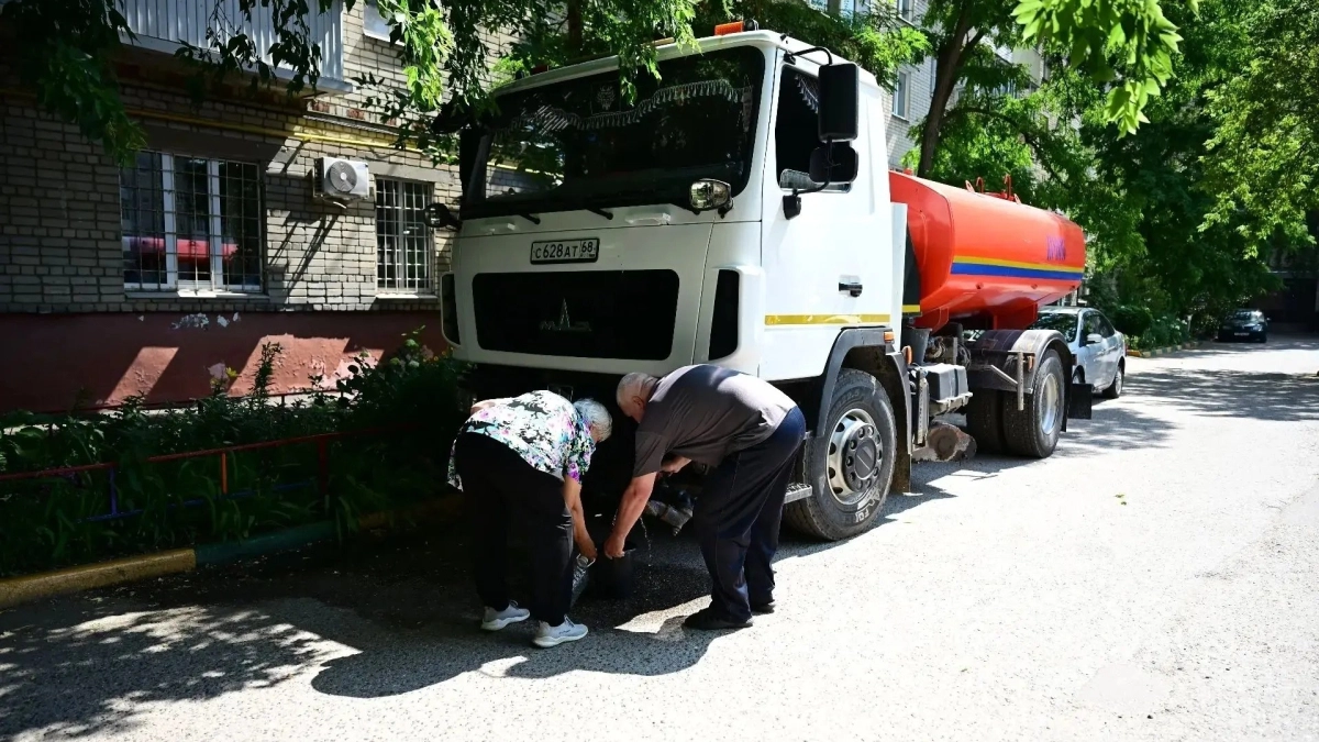 В Тамбове организовали подвоз воды жителям из-за аварии на водоводе