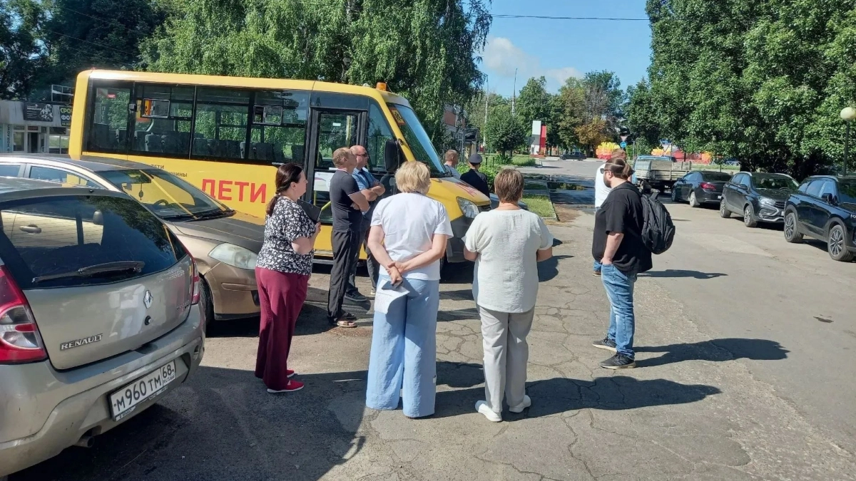 В Тамбове проверили состояние школьных автобусных маршрутов перед новым учебным годом