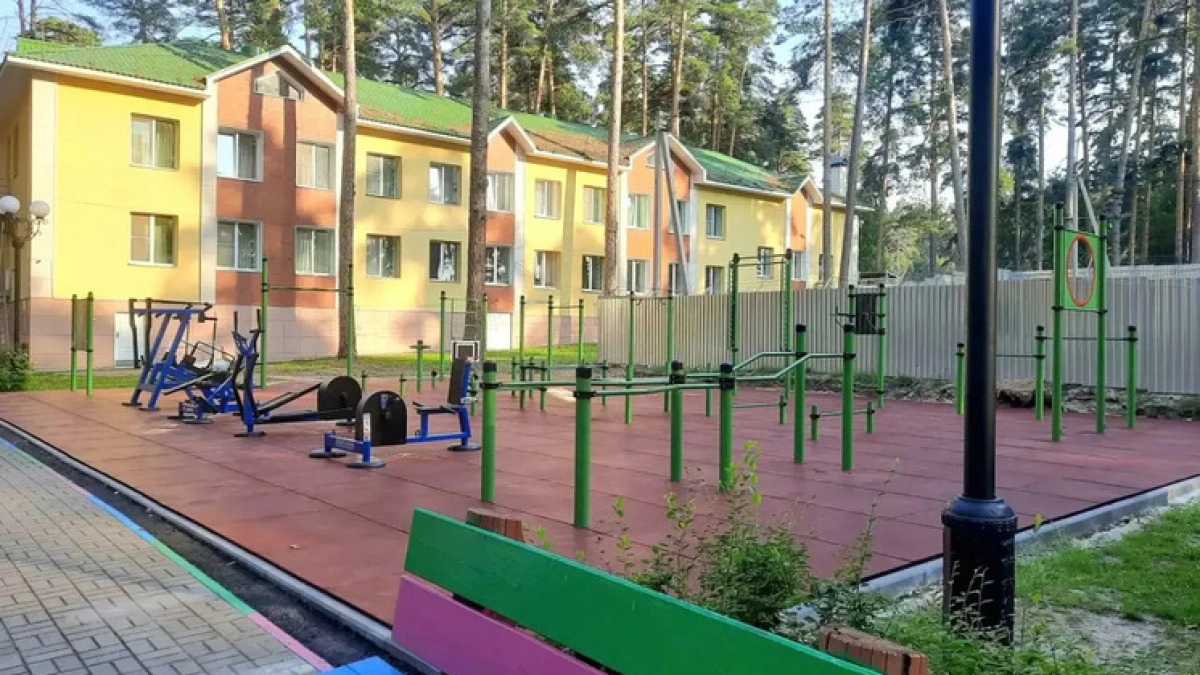 В лагере "Сосновый бор" под Тамбовом оборудуют площадку для выполнения нормативов ГТО