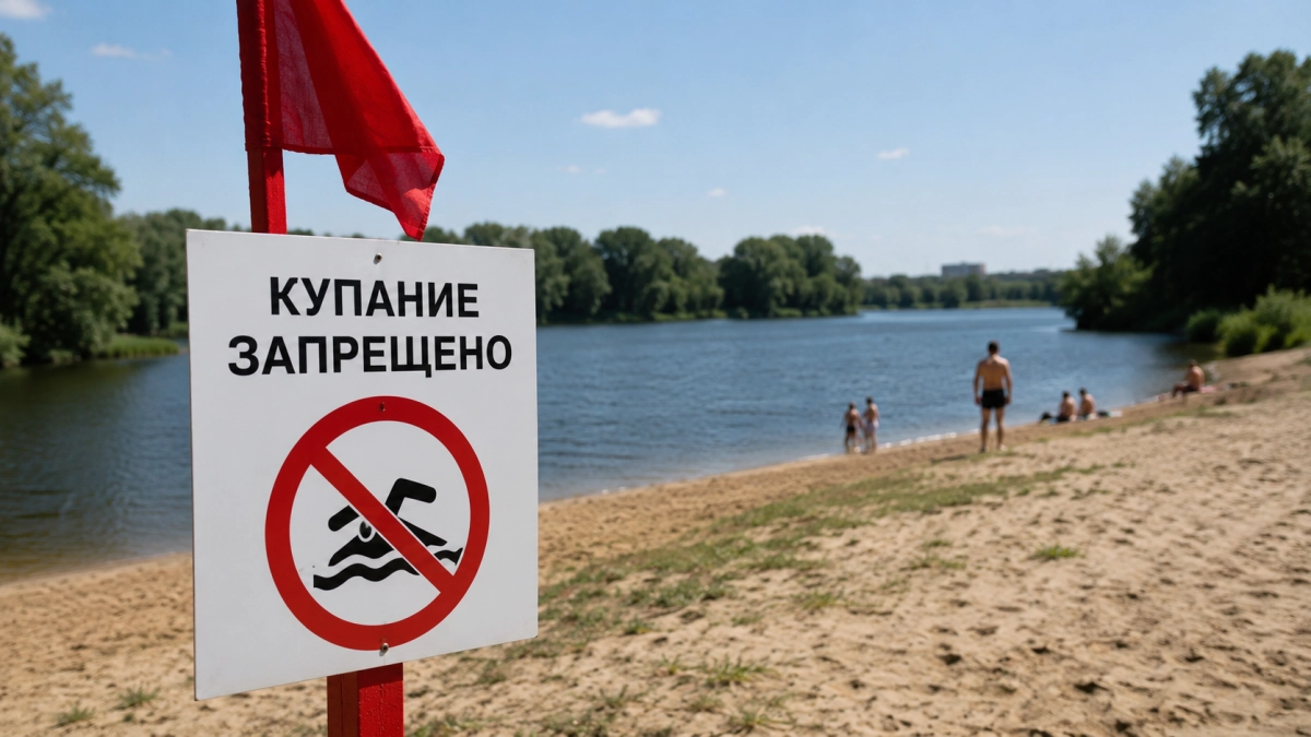 В Тамбове купание запрещено на шести городских пляжах