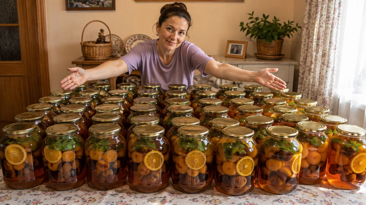Закрываю по 40 банок, но и этого мало: обалденный компот на зиму со вкусом мохито и "Фанты" уходит влёт