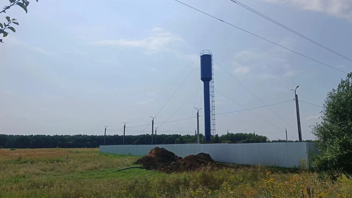 В селе Красивое построили больше половины нового водопровода