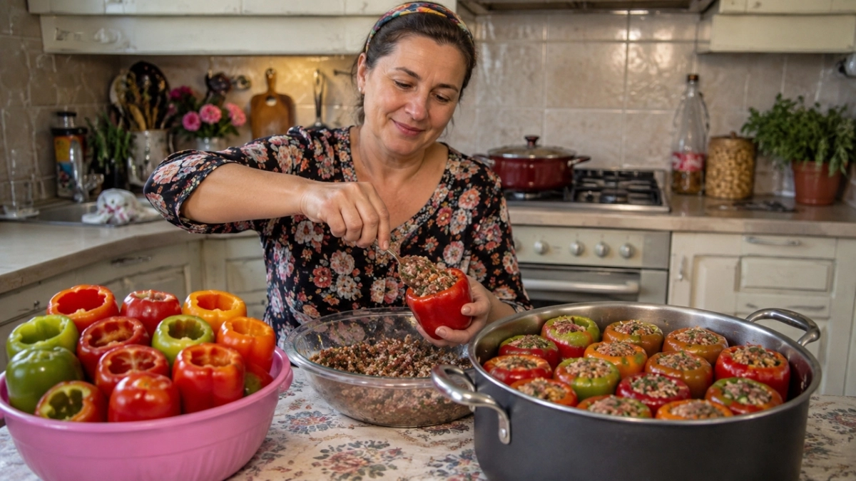 Перцы в августе тащу сумками и фарширую как угорелая: 3 ложки в начинку — вкус как в турецком ресторане