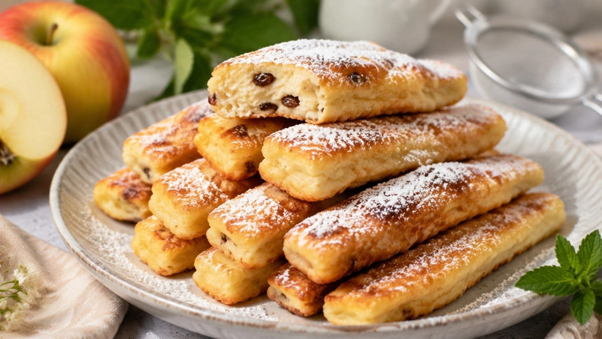 Беру 1 яблоко и пачку творога: готовлю вкуснющие палочки к чаю — обычные сырники рядом не стояли